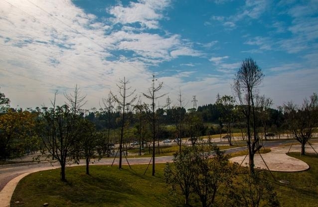 簡陽鰲山公園最新圖片，自然與人文的和諧交融之美展示！